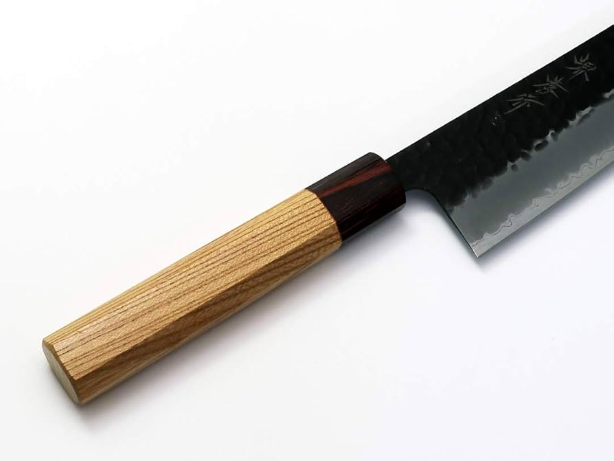 ★新品送料込堺正孝青紙スーパー和式牛刀包丁240mm水牛白八角柄両刃万能包丁 ☆新品送料込堺正孝青紙スーパー和式牛刀包丁240mm水牛白